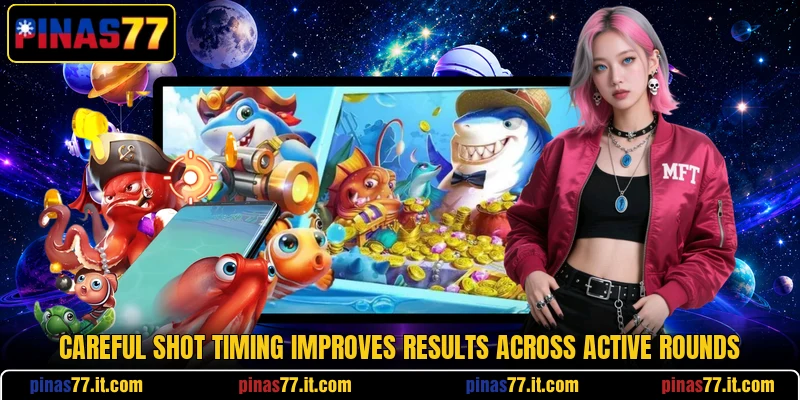 Careful shot timing improves results across active rounds Careful shot timing improves results across active rounds