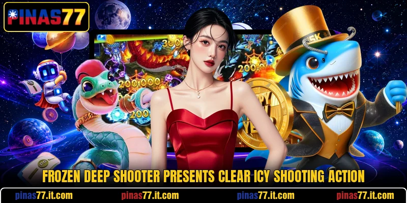 Frozen Deep Shooter presents clear icy shooting action Frozen Deep Shooter presents clear icy shooting action
