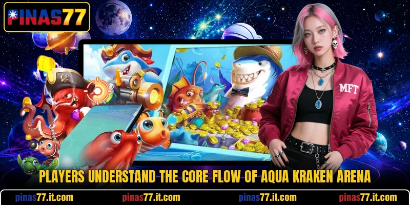 Players understand the core flow of Aqua Kraken Arena Players understand the core flow of Aqua Kraken Arena