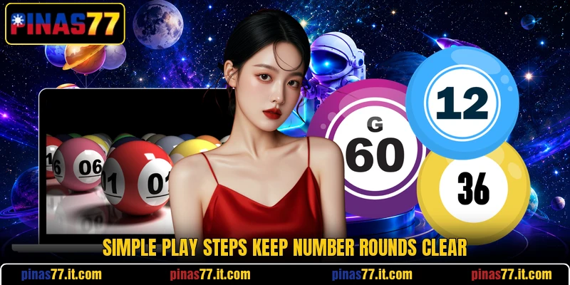 Simple play steps keep number rounds clear Simple play steps keep number rounds clear
