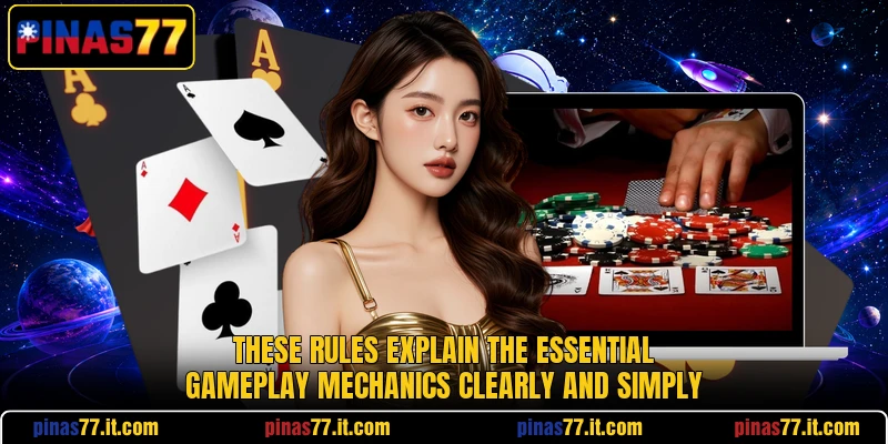 These rules explain the essential gameplay mechanics clearly and simply These rules explain the essential gameplay mechanics clearly and simply
