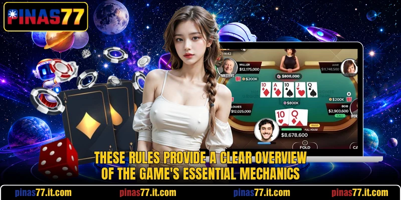 These rules provide a clear overview of the game's essential mechanics. These rules provide a clear overview of the game's essential mechanics.